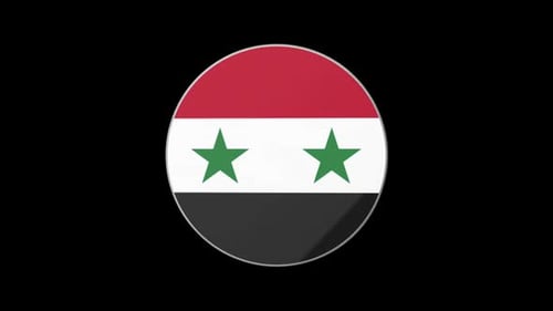 Ikonenfahne Syrien Suriah