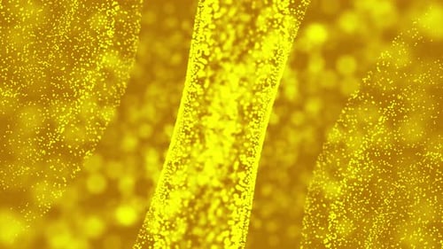 Goldpartikel auf schwarzem Hintergrund