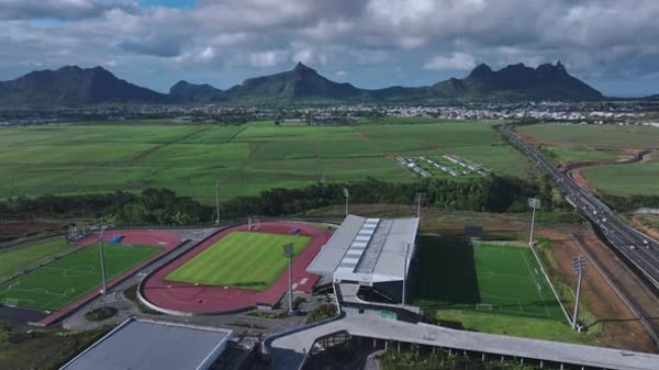 Sports Complex And Stadiums In Mauritius, Sports Stock Footage ft ...