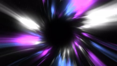 Futuristic Hyperspace Warp Speed Tunnel Animation