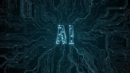Inteligencia artificial y minería de datos Chat Aprendizaje profundo Tecnología de chips de computadora futurista