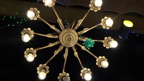 In Dehradun Uttarakhand India, Indian wedding during corona, light and decoration.