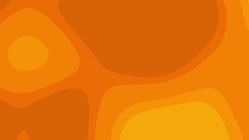 Abstract Fluid Orange Wavy Background Animation