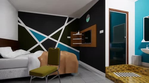 Modern Interior Room Design Walkthrough Animation