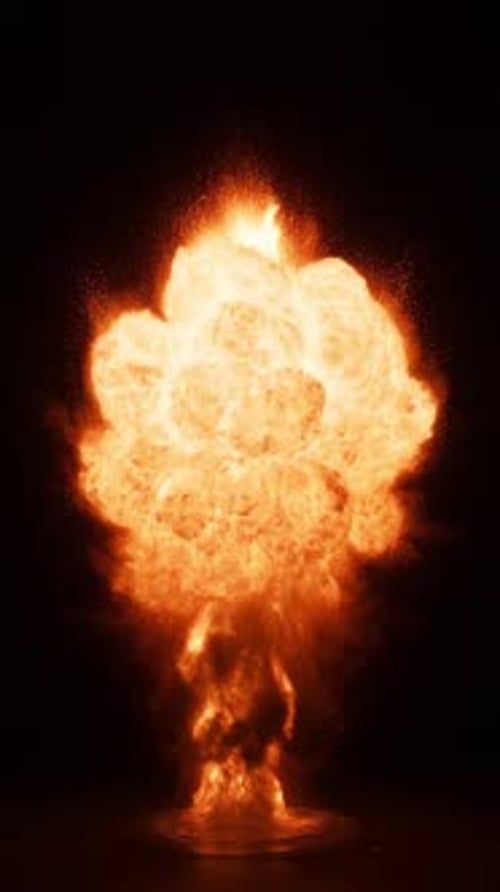 Powerful Explosion Impact