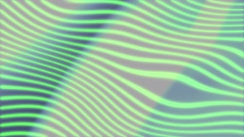 Green swirl curve prism background