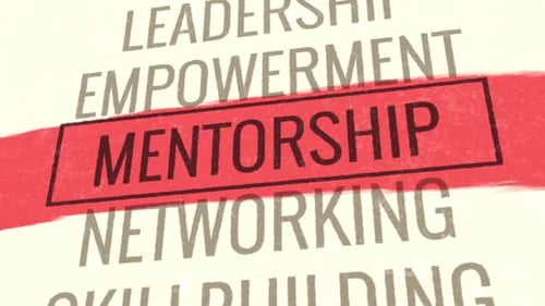 Animated Words Highlighted with Red Brush Stroke