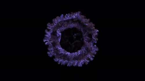 Fluid Blue Energy Burst Reveal for Logos Titles