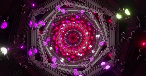 Énergie électrique : animation abstraite