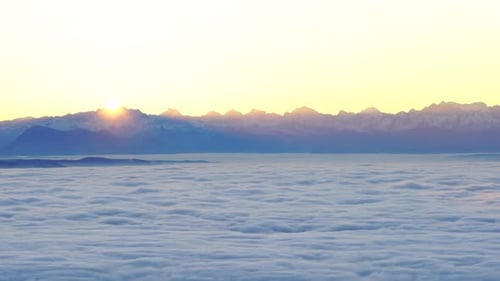 Vidéo d'arrière-plan de l'animation du lever du soleil