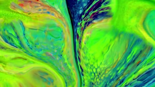 Handbemalter Hintergrund mit gemischten Farbflächen und Wirbeln, Textur 14