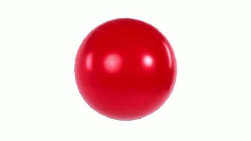 Science Object rotation in loop on white background