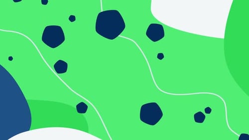 Abstract Green Circle Background
