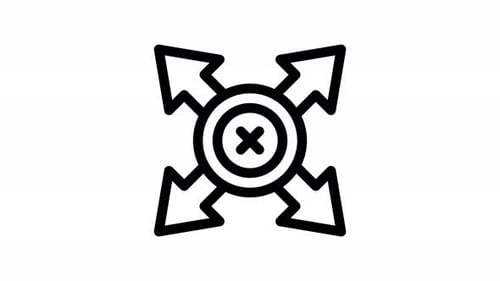 Maximize Full Screen Arrows User Interface Icon Animation