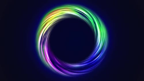 Light circle twirl. Abstract glowing background. Bright round design.