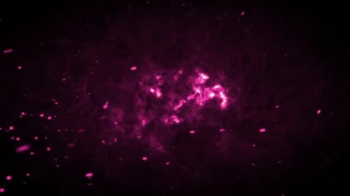 Fluorescent Pink Sparking Fire Background