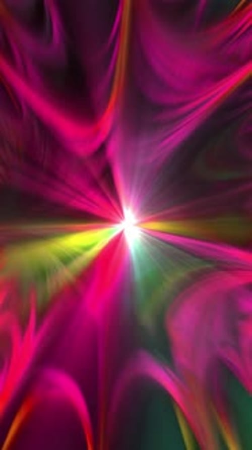 Deep Space Light Rays Loop Purpurrotes Vertikalvideo