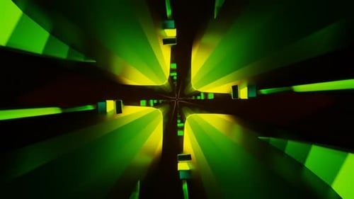 Rhythmic VJ Loop with Vibrant Disco Lights and Neon Flashes