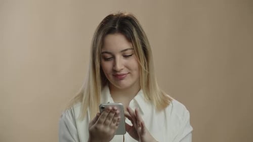 Young Woman Using Smartphone