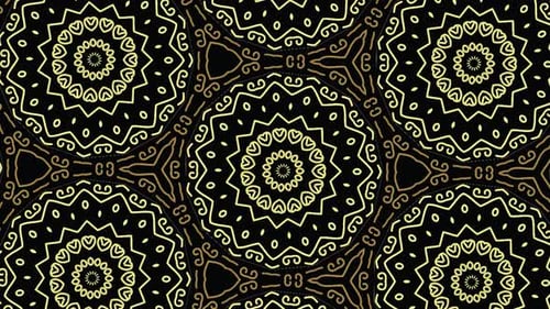 Golden Luxury Pattern Animation Background | Luxury Award Show Pattern Animation Background