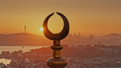4 K Aerial Views Of Istanbul City, Turkey