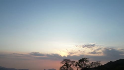 Sunset in Sierra Nevada de Santa marta, Colombia.