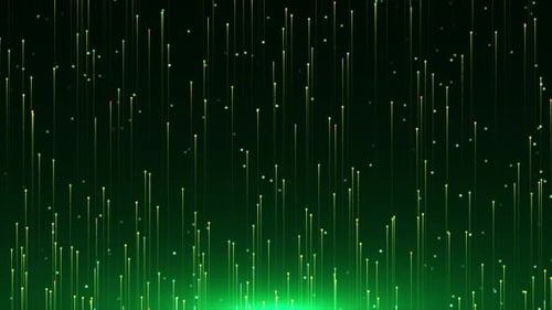 Colorful Particles Futuristic Background Loop V4