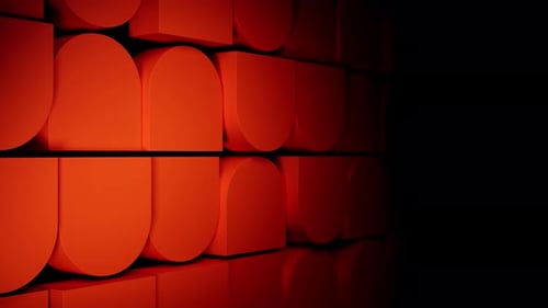 Abstract Modern Geometric Panel Surface Motion Graphic
