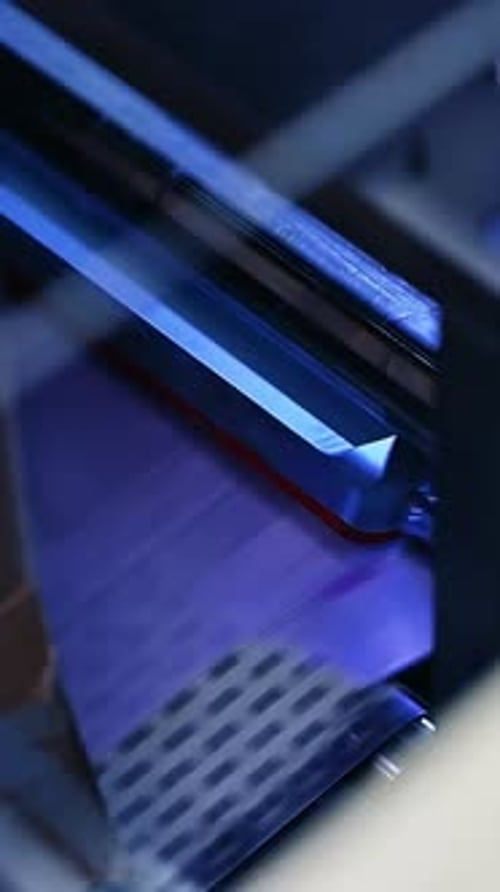 Technological process of producing diapers at the plant. Equipping for manufacturing nappies.