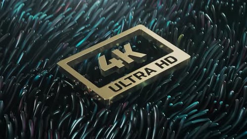 Golden Logo Ultra on an Abstract Seaweed Background