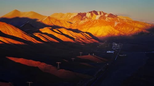 Aerial view of the terrain in Mountain Range Nature Reserve