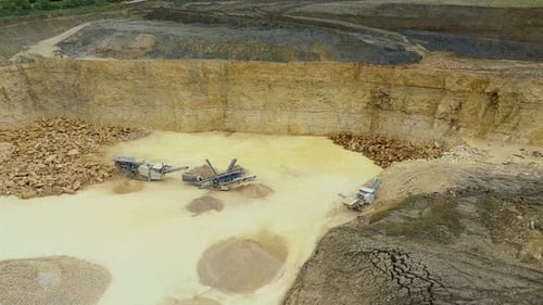 Industrial Quarry Operation in the UK