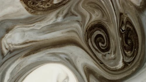 Dynamic Abstract Background with White Black and Gray Overflowing Colors
