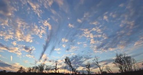 There is Nothing Like an Amazing Sunset Sky Above Clouds with Dramatic Light Playing Across It
