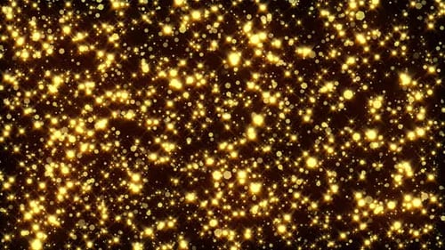 Étoiles à paillettes 4k Glow