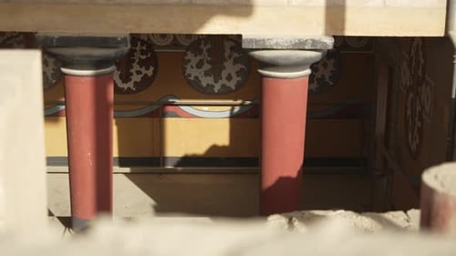 Palais minoen de Knossos, monument du patrimoine mondial Crète, Grèce