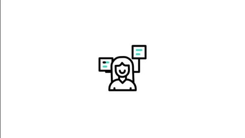 Animiertes Multitasking-Symbol