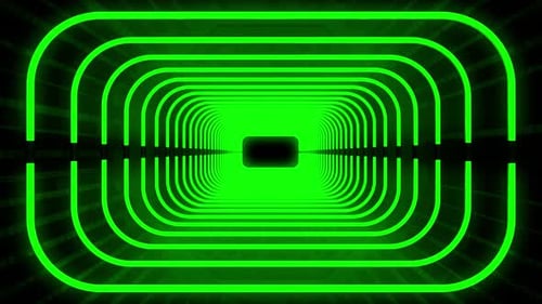 Futuristischer Light Streak Corridor