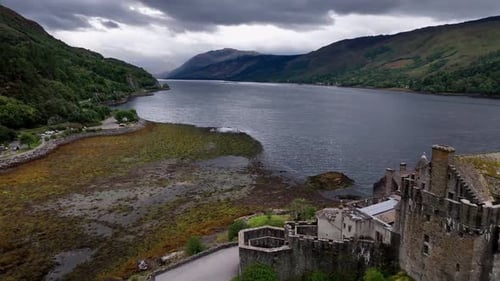 Aerial view of Scottish Highlands, Scotland