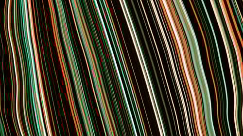 Verschiebendes buntes Gewebe aus parallelen Linien