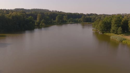 Flying Above The Lake