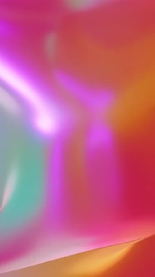 Warm Vertical Abstract Colorful Retro Curve Texture Background Loop