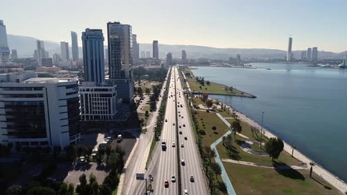 Vehicles in Traffic Drone View