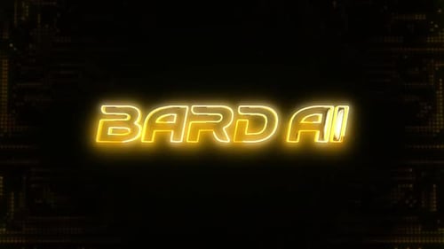 Futuristic Glowing Text Reveal with Digital Background