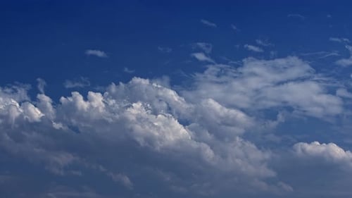 Time Lapse of Clouds in Blue Sky