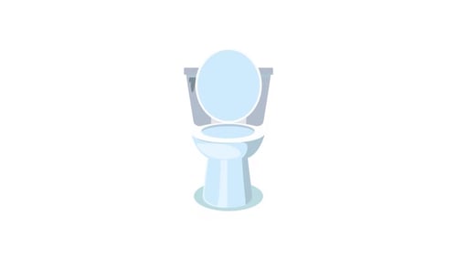 Toilettenelement Alpha Animation