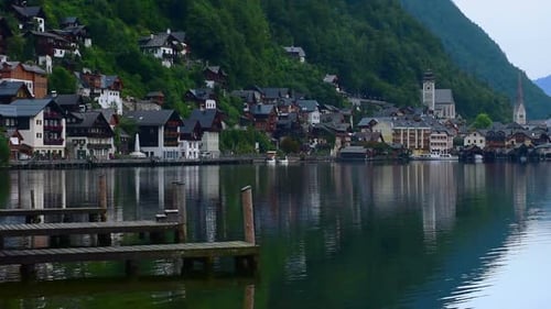 Photo matinale de Hallstatt.
Autriche