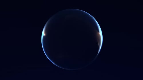 Modern Abstract Glowing Sphere Reveal