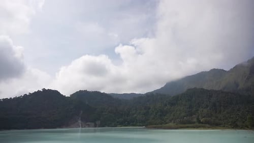 beautiful natural scenery, mountains, panoramas, Lake Talaga Bodas