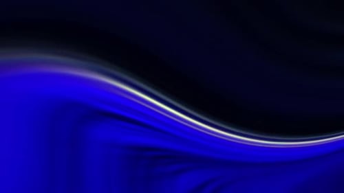 Abstract Flowing Blue Liquid Wave Background